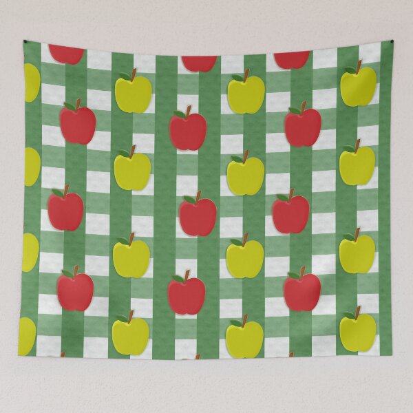 Item preview, Apple Plaid Pattern in Green designed and sold by designsbyklm.