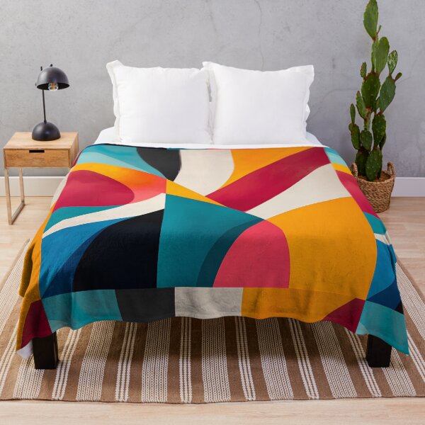 Item preview, Vibrant Minimalistic Colorful Abstract Art Design designed and sold by Rubeenas.