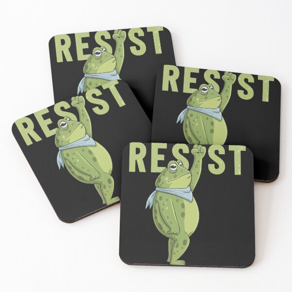 Item preview, Brave Frog Raising Fist – Cute Cartoon Symbol of Strength, Hope, and Positivity, Green Frog Art Illustration designed and sold by Charaff.