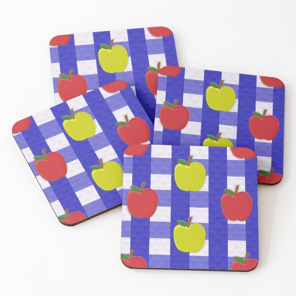 Item preview, Apple Plaid Pattern in Blue  designed and sold by designsbyklm.