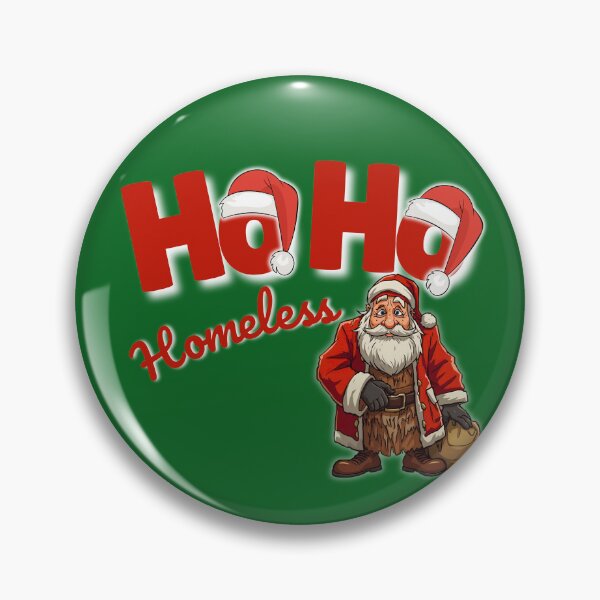 Item preview, Ho Ho Homeless - Provocative Satire Christmas Design designed and sold by Ivy-Triggs.