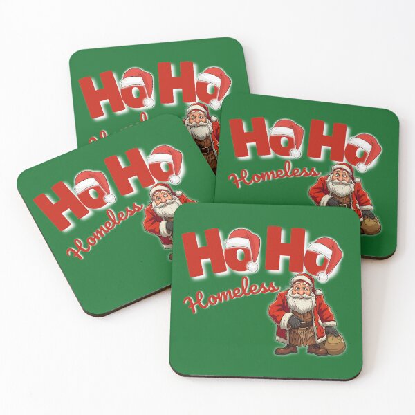 Item preview, Ho Ho Homeless - Provocative Satire Christmas Design designed and sold by Ivy-Triggs.