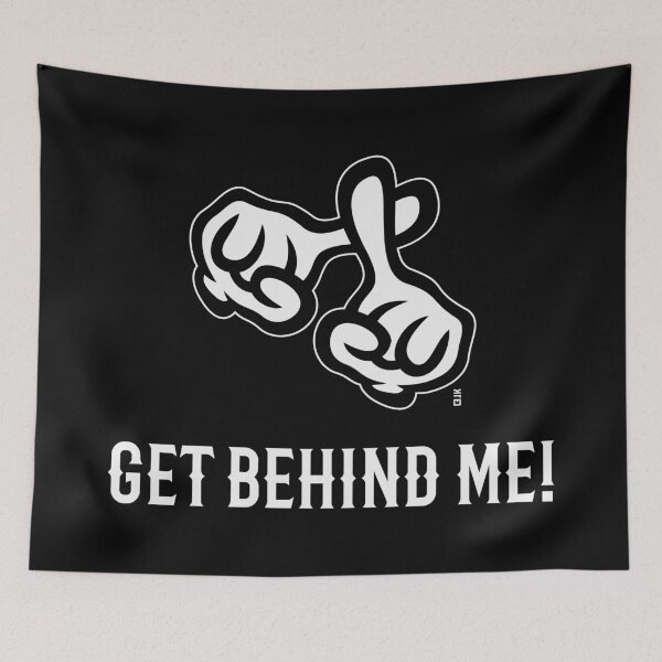Item preview, Get Behind Me! (Cross / Bible / Religion / NEG / 2C) designed and sold by MrFaulbaum.