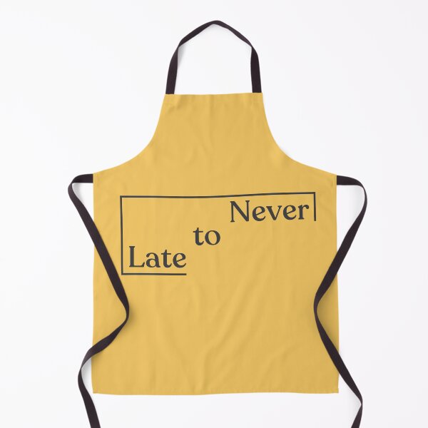 Item preview, Never Too Late – Minimal Motivational Quote Design | Positive Mindset Collection designed and sold by Positive.Mindset.