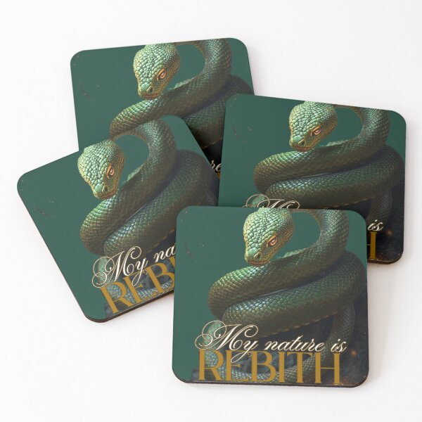 Item preview, Snake Totem – My Nature is Rebirth | Minimalist Transparent Design designed and sold by Mvolo.