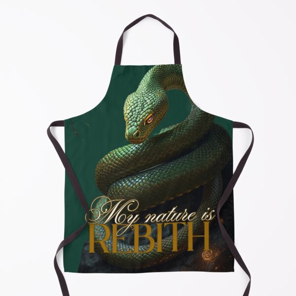 Item preview, Snake Totem – My Nature is Rebirth | Minimalist Transparent Design designed and sold by Mvolo.