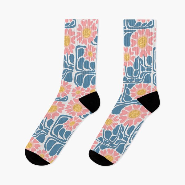 Item preview, Flores rosas con hojas azules designed and sold by NicolaZhukov.