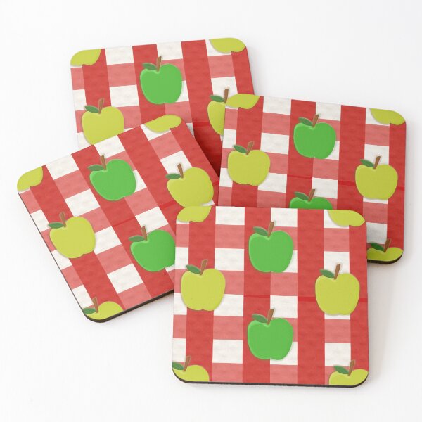 Item preview, Apple Plaid Pattern in Red designed and sold by designsbyklm.