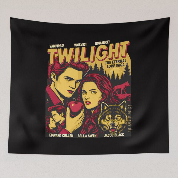 Item preview, twilight retro edward, bella & jacob designed and sold by bumqiudci.