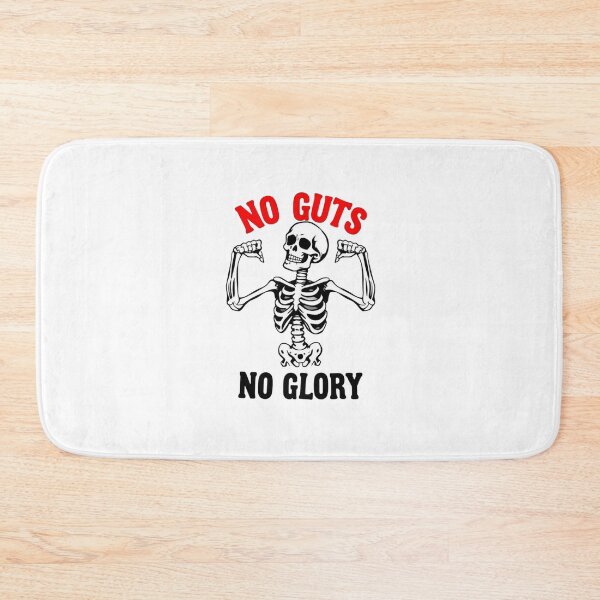 Item preview, No Guts No Glory Skeleton Halloween Gym Shirt designed and sold by Savvvke.