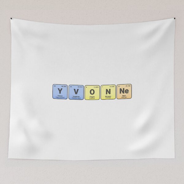 Item preview, Yvonne, Custom Name Made from Periodic Table Elements, Personalized Chemistry Design, Science Gift for Nerds & Students designed and sold by chipmuckdesignn.