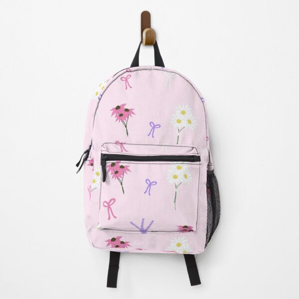 Item preview, Wild Flowers and Bows Pattern- Pink Background designed and sold by designsbyklm.