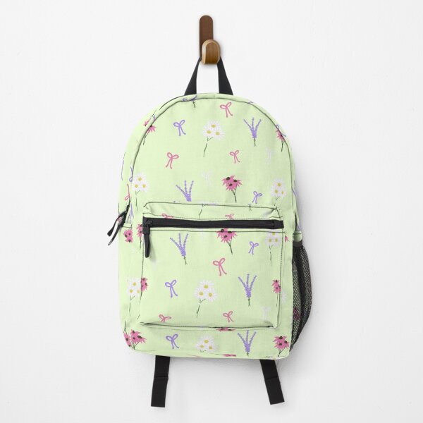 Item preview, Wild Flowers and Bows Pattern- Green Background designed and sold by designsbyklm.
