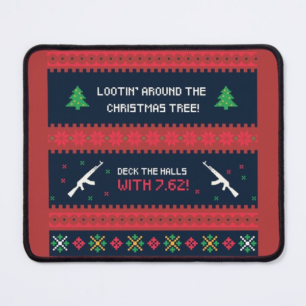Item preview, Deck the halls with 7.62 AKM Christmas PUBG Mobile | Battle Royale Gaming Design designed and sold by Nadz From Pixelplay.
