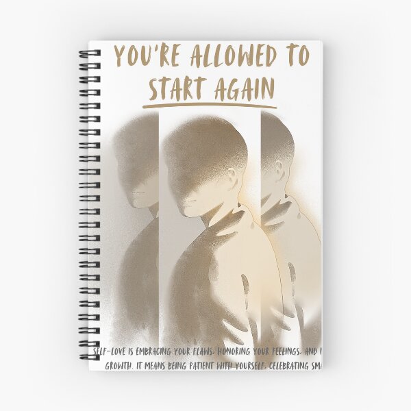 Item preview, You're Allowed to Start Again T-Shirt – Faceless Cartoon Man Minimalist Design, Premium Animated Illustration, Motivational & Inspirational Graphic Tee designed and sold by YasirHamidDesigns .