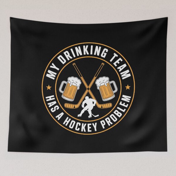 Item preview, Drinking Hockey Player designed and sold by Sea4Adventures.