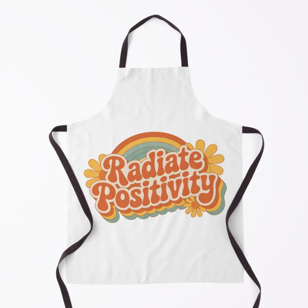 Item preview, Positive Message, Radiate Positivity Retro Groovy Vintage designed and sold by graphic-genie.