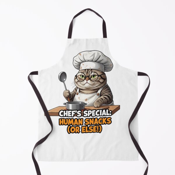 Item preview, Emotional Cat – Chefs Special – Sarcastic Cat Sticker designed and sold by stickerwicker.
