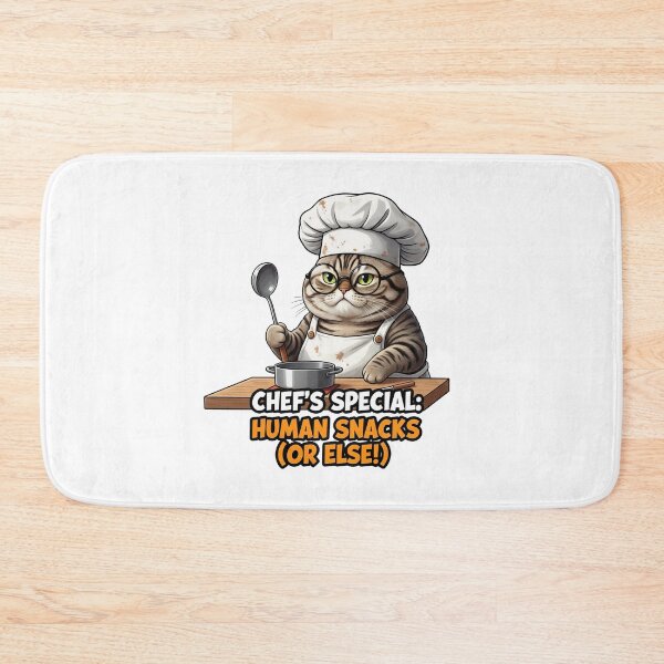 Item preview, Emotional Cat – Chefs Special – Sarcastic Cat Sticker designed and sold by stickerwicker.