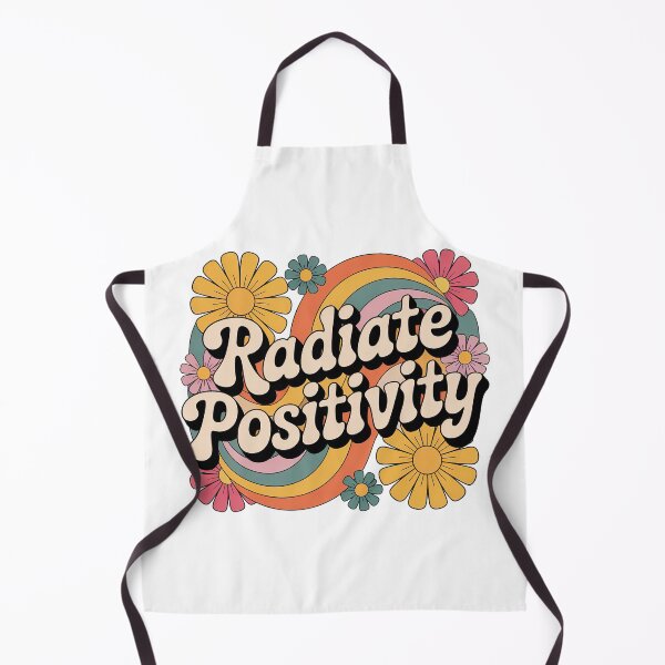 Item preview, Positive Message, Radiate Positivity Retro Groovy Vintage designed and sold by graphic-genie.