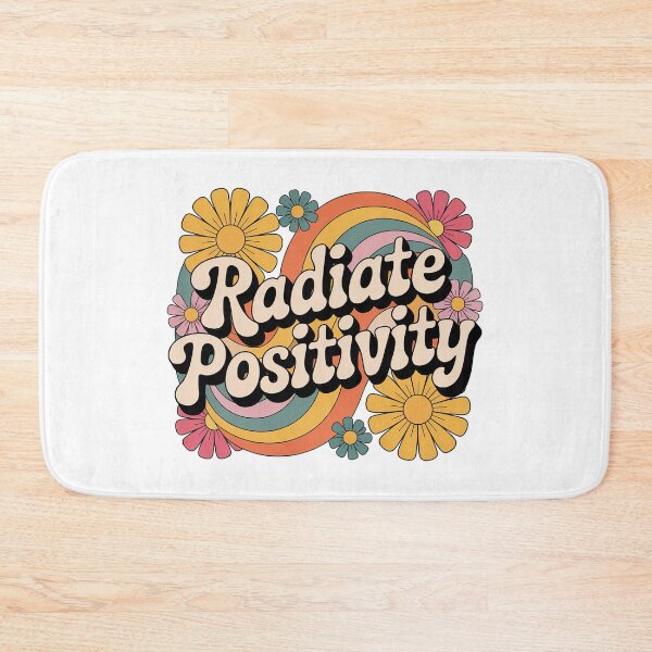 Item preview, Positive Message, Radiate Positivity Retro Groovy Vintage designed and sold by graphic-genie.