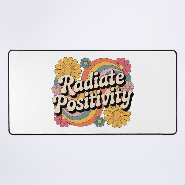 Item preview, Positive Message, Radiate Positivity Retro Groovy Vintage designed and sold by graphic-genie.