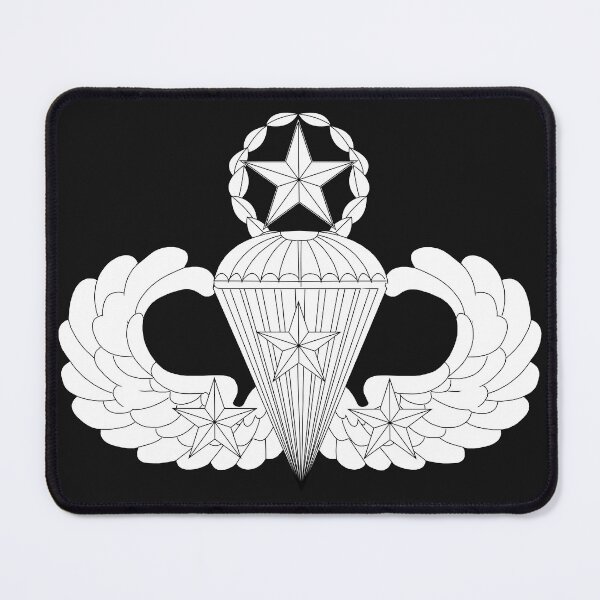Item preview, Badge - Army - Parachutist - Master - 3 Combat Star - LA X 300 designed and sold by Military Insignia Products.