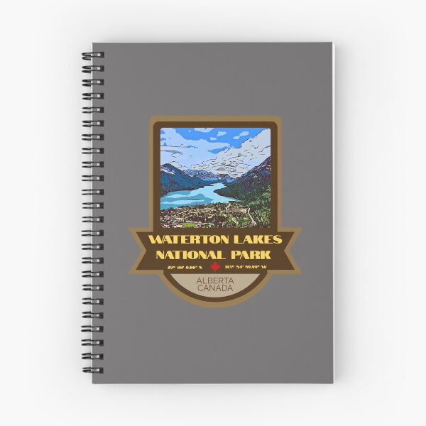 Item preview, Waterton Lakes National Park Vintage Retro Sticker – Canada National Park Badge Design designed and sold by RouseDesigns.