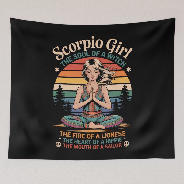 Item preview, Scorpio Yoga Lovers Birthday designed and sold by savrmiller.