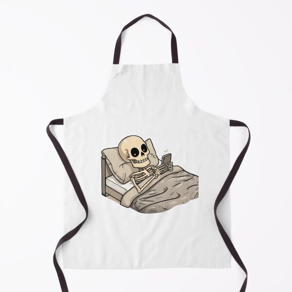 Item preview, Lazy Skeleton Scrolling Phone designed and sold by Savvvke.