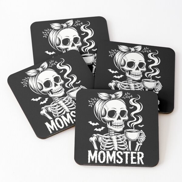 Item preview, Skeleton Coffee Funny Halloween Mom Mama designed and sold by savrmiller.