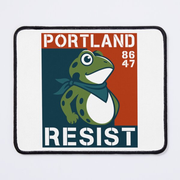 Item preview, portland frog - FROGS AGAINST FASCISM designed and sold by bumqiudci.