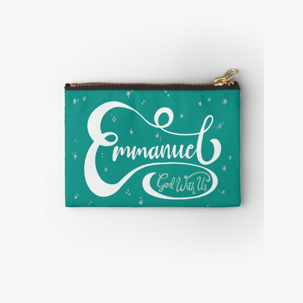 Aperçu de l'œuvre Emmanuel – Dieu avec nous Art typographique de Noël créée et vendue par abi bryan design.