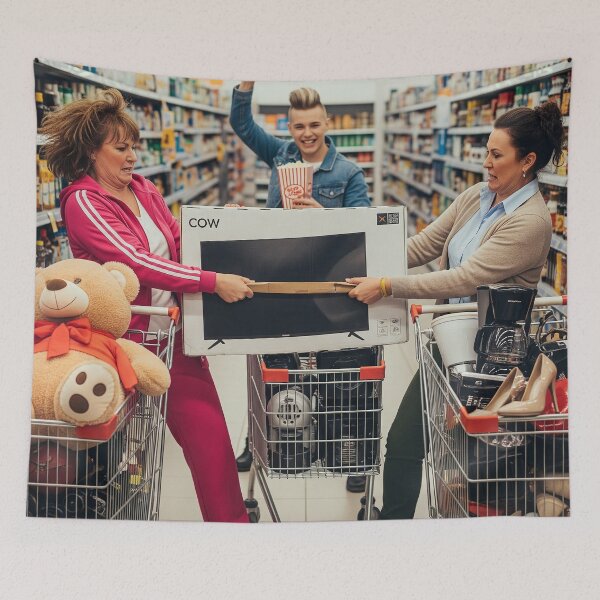 Item preview, Shopping cart wars at the supermarket designed and sold by Sartawsky.