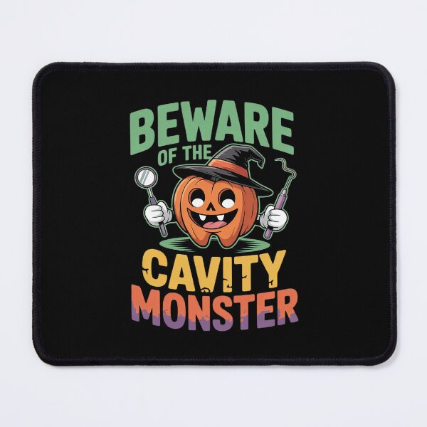 Item preview, Beware Of The Cavity Monster Halloween Dentist Dental  designed and sold by BeetleMalon.