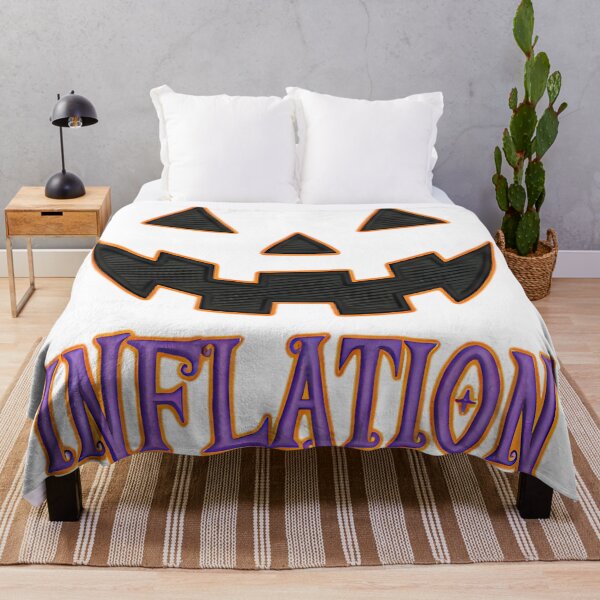 Item preview, Inflation Funny Halloween Pumpkin Design For Humor Fans Spooky Season And Fall Lovers designed and sold by ArtDesignTp.
