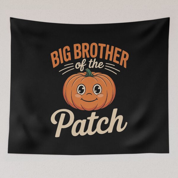 Aperçu de l'œuvre Grand frère du patch - Famille de citrouilles Halloween Boys créée et vendue par BeetleMalon.