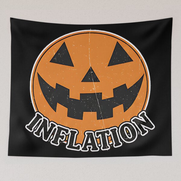 Item preview, Inflation Halloween Jack O Lantern Design For Funny Spooky Humor Fans And Fall Season Lovers designed and sold by ArtDesignTp.
