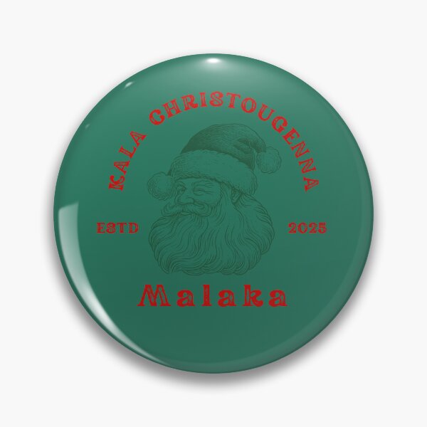 Item preview, Kala Christougenna Malaka – Retro Santa Christmas Design  Description: designed and sold by Olive&Om.