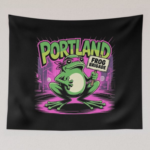 Item preview, Portland Frog Brigade designed and sold by Avenius Graphics.