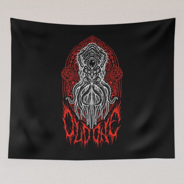 Item preview, Cthulhu Old One - Hp Lovecraft -Horror Cult Mythos Kvlt Black Metal designed and sold by beluovera.