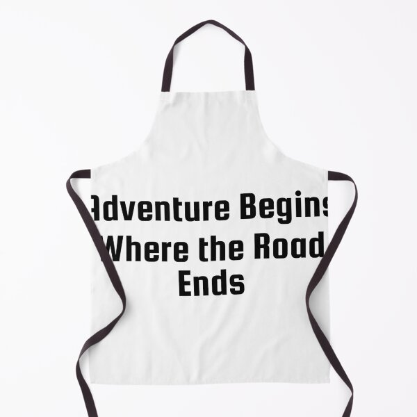 Item preview, Adventure Begins Where the Road Ends designed and sold by Ninjacatoff.