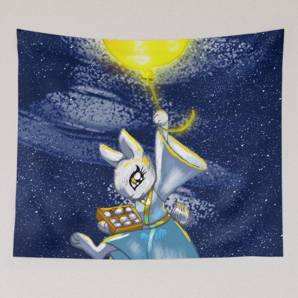 Item preview, Autumn Moon Bunny designed and sold by Brooksie Fontaine.