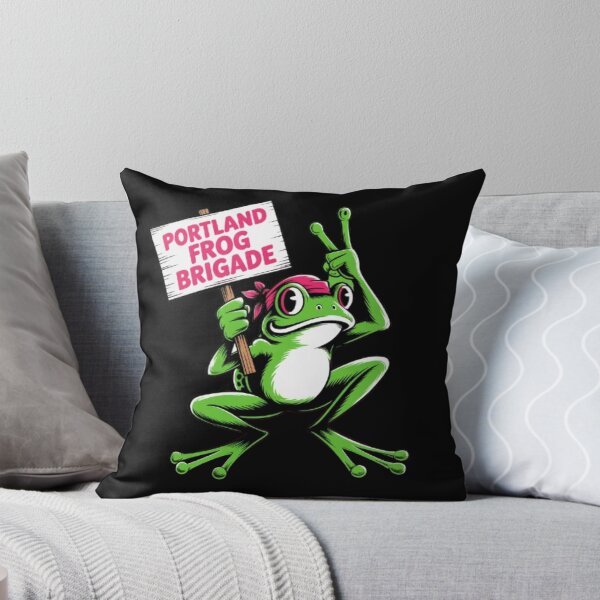 Item preview, Portland Frog Brigade Rebel Frog Street Art Design designed and sold by Avenius Graphics.
