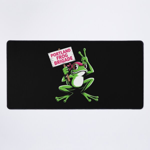 Item preview, Portland Frog Brigade Rebel Frog Street Art Design designed and sold by Avenius Graphics.