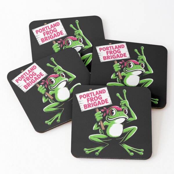 Item preview, Portland Frog Brigade Rebel Frog Street Art Design designed and sold by Avenius Graphics.