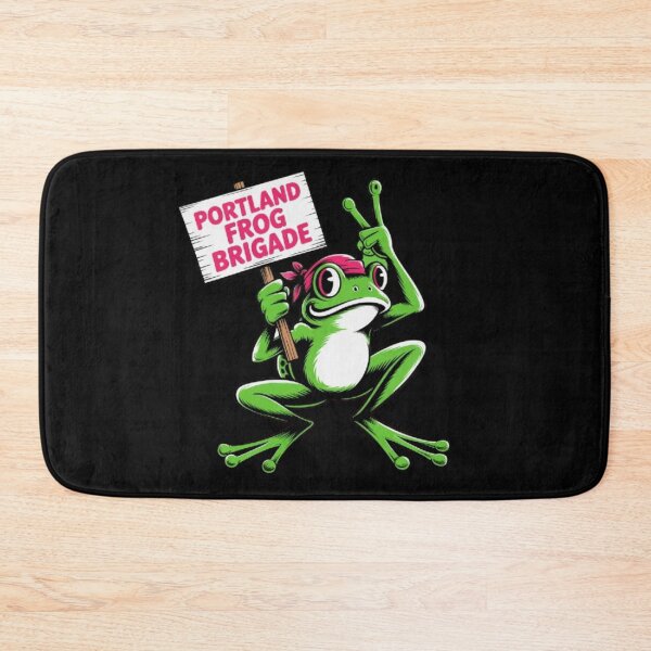 Item preview, Portland Frog Brigade Rebel Frog Street Art Design designed and sold by Avenius Graphics.