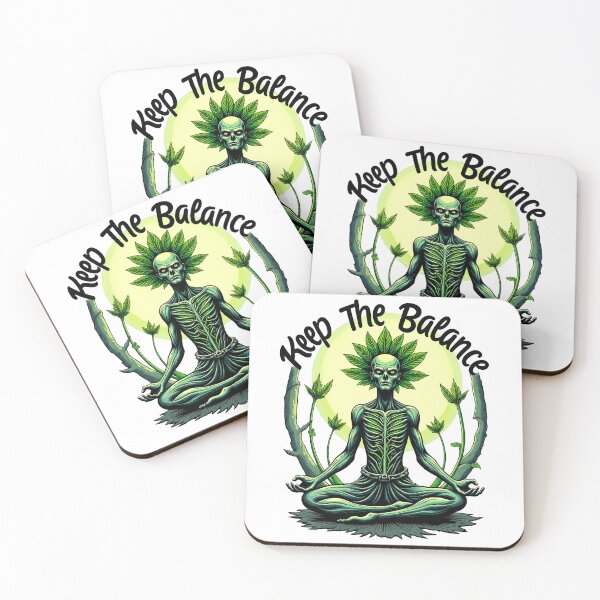 Item preview, Keep the Balance – Zombie Yoga Minimal Vector T‑Shirt Design designed and sold by BlackPrintMrket.