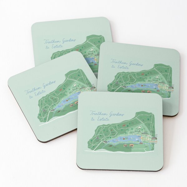 Item preview, Illustrated Map of Trentham Gardens & Estate | Hand-Drawn Art Print designed and sold by abi bryan design.