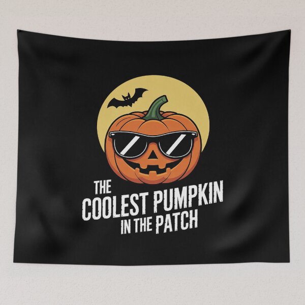 Item preview, Boys Halloween Coolest Pumpkin In The Patch Toddler Kids  designed and sold by BeetleMalon.